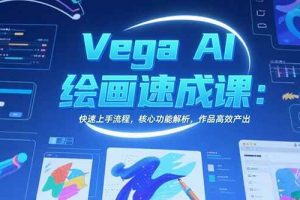 （15470期）Vega AI绘画速成课：快速上手流程，核心功能解析，作品高效产出