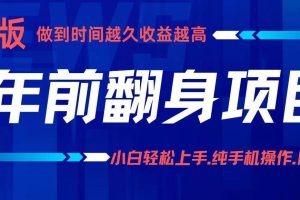 （16227期）项目讲解年入百万：小白轻松上手，纯手机操作.日入2k+