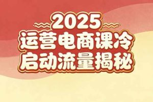(16699期)2025小红书运营电商课:新手实战+冷启动+流量揭秘