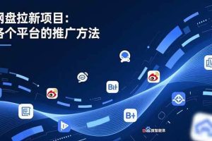 （16971期）网盘拉新项目：各个平台的推广方法，公众号、截留玩法，微博，B站，百度智能体
