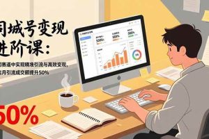 （17015期）同城号变现进阶课：在同城赛道中实现精准引流与高效变现，单店月引流成交额提升50%