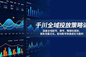 （17285期）千川全域投放策略课：涵盖全域起号、稳号、精细化投放，避免流量泛化，驱动账号快速成长与盈利