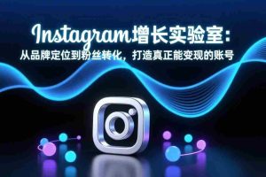 （17522期）Instagram增长实验室：从品牌定位到粉丝转化，打造真正能变现的账号