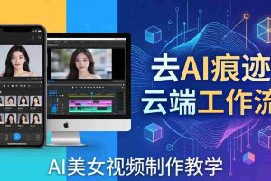 （17928期）AI美女视频制作教学：去AI痕迹，云端工作流出图，手机电脑均可，不需要配置