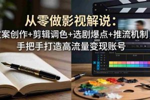 （17973期）AI审美创作全能课：MJ+Seedance+模型训练+影视分镜+编剧，一站式掌握AI艺术创作