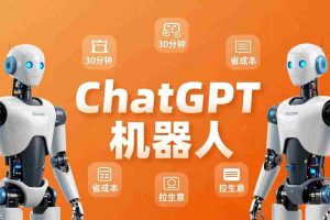 （17982期）智能机器人定制速成课：技术小白30分钟做出ChatGPT机器人，省时间砍成本还能拉生意