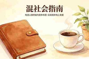 （18282期）付费文章：混社会指南，吃透人情世故与竞争本质，实现稳步向上发展
