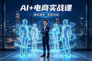 （18328期）AI+电商实战课，1人+N个AI 智能体，把SOP变AI员工，实现降本增效提高利润