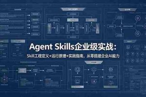 （18565期）Agent Skills企业级实战：Skill工程定义+运行原理+实践指南，从零搭建企业AI能力